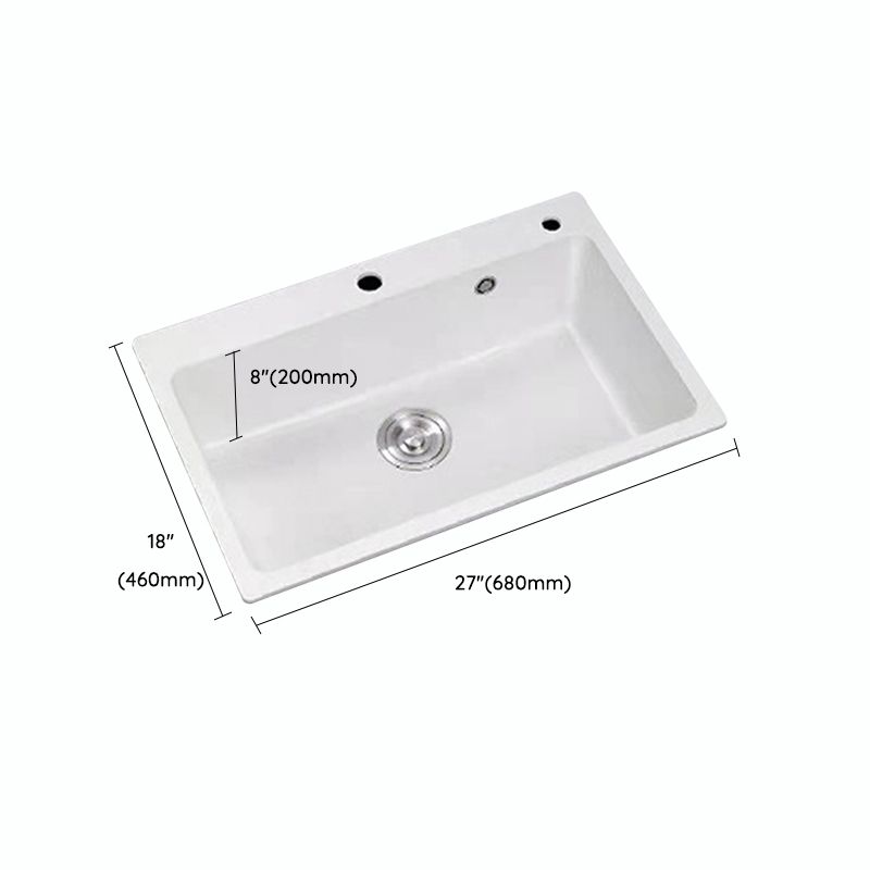 Quartz Kitchen Sink Contemporary Undermount Kitchen Sink with Rectangular Shape Clearhalo 'Home Improvement' 'home_improvement' 'home_improvement_kitchen_sinks' 'Kitchen Remodel & Kitchen Fixtures' 'Kitchen Sinks & Faucet Components' 'Kitchen Sinks' 'kitchen_sinks' 1200x1200_cce58dc9-2782-404d-9dba-01dce9d48c29