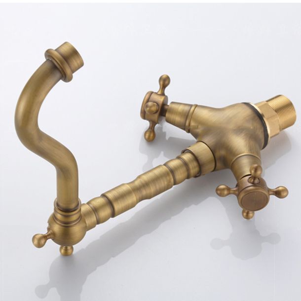 Industrial Wide Spread Bathroom Faucet 1-Handle Lavatory Faucet Clearhalo 'Bathroom Remodel & Bathroom Fixtures' 'Bathroom Sink Faucets' 'Bathroom Sinks & Faucet Components' 'bathroom_sink_faucets' 'Home Improvement' 'home_improvement' 'home_improvement_bathroom_sink_faucets' 1200x1200_ccf73f55-21d3-4e61-bb8d-0c0b4196ce1a