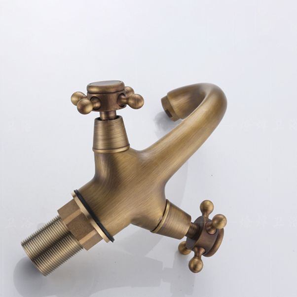 Knob Handle Wide Spread Bathroom Faucet Industrial Lavatory Faucet Clearhalo 'Bathroom Remodel & Bathroom Fixtures' 'Bathroom Sink Faucets' 'Bathroom Sinks & Faucet Components' 'bathroom_sink_faucets' 'Home Improvement' 'home_improvement' 'home_improvement_bathroom_sink_faucets' 1200x1200_cd0116f4-a702-4ebb-b6e2-15a2b67eb922