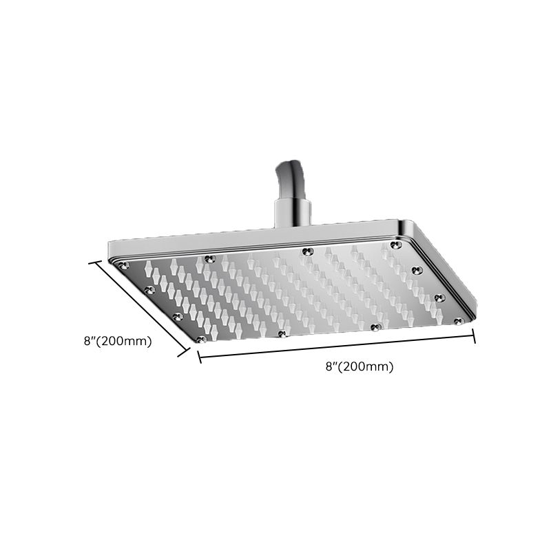 Modern Shower Head Combo Dual Shower Head Polished Stainless Steel Wall-Mount Shower Head Clearhalo 'Bathroom Remodel & Bathroom Fixtures' 'Home Improvement' 'home_improvement' 'home_improvement_shower_heads' 'Shower Heads' 'shower_heads' 'Showers & Bathtubs Plumbing' 'Showers & Bathtubs' 1200x1200_cd01283d-b163-44a7-8c88-f2d946c2cd44