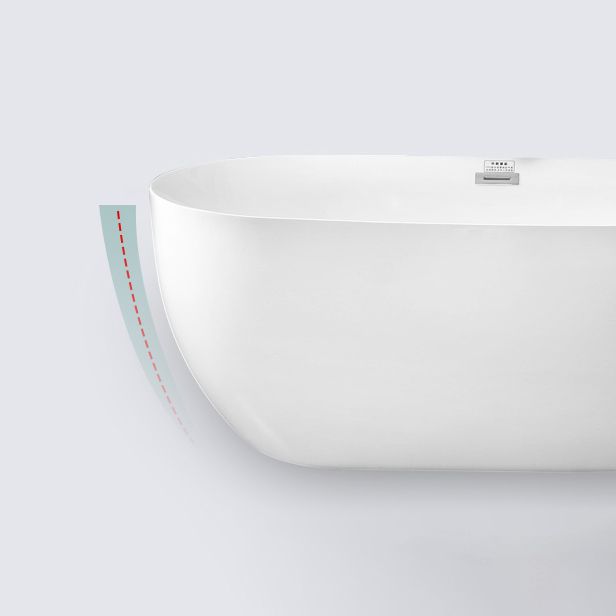 Antique Finish Soaking Bath Oval Stand Alone Modern Bath Tub Clearhalo 'Bathroom Remodel & Bathroom Fixtures' 'Bathtubs' 'Home Improvement' 'home_improvement' 'home_improvement_bathtubs' 'Showers & Bathtubs' 1200x1200_cd0be22a-e1fa-4a19-8f25-6fa91b0c9d50