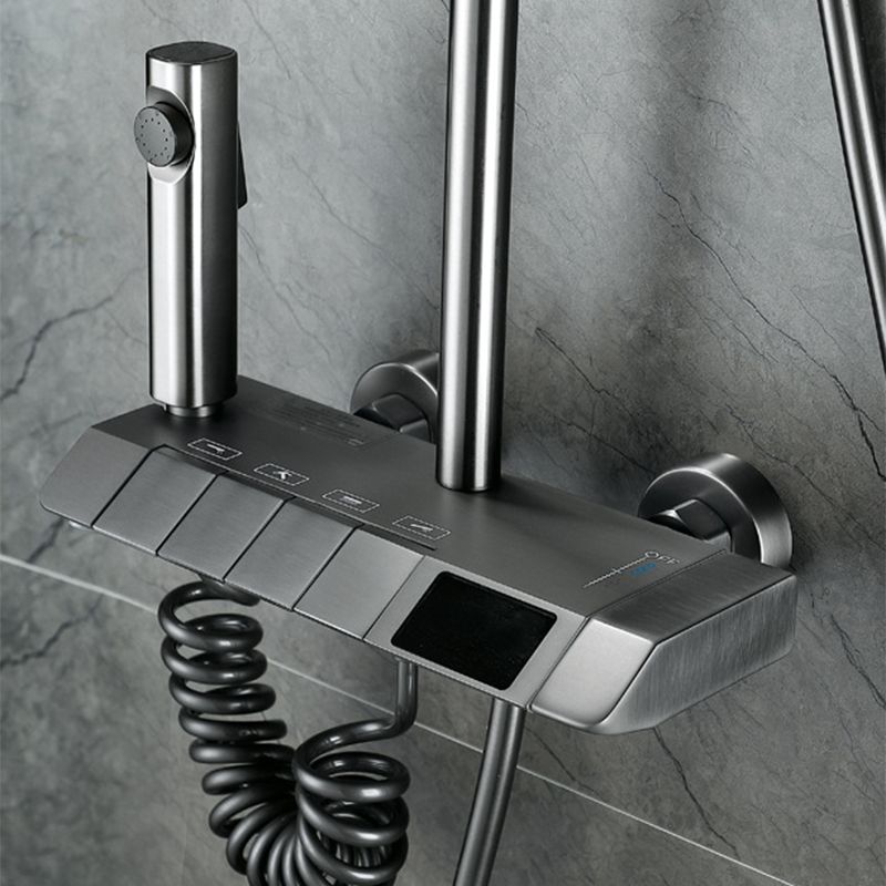 Wall Mounted Modern Square Metal Shower Brass Shower Head Shower Faucet Clearhalo 'Bathroom Remodel & Bathroom Fixtures' 'Home Improvement' 'home_improvement' 'home_improvement_shower_faucets' 'Shower Faucets & Systems' 'shower_faucets' 'Showers & Bathtubs Plumbing' 'Showers & Bathtubs' 1200x1200_cd132865-2c95-4ad9-8afe-dec93cfabcc5
