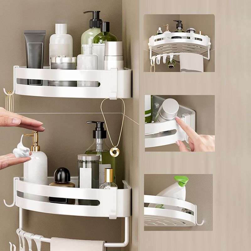 Simplistic Bathroom Accessories Hardware Set Bath Shelf Bathroom Accessory Kit Clearhalo 'Bathroom Hardware Sets' 'Bathroom Hardware' 'Bathroom Remodel & Bathroom Fixtures' 'bathroom_hardware_sets' 'Home Improvement' 'home_improvement' 'home_improvement_bathroom_hardware_sets' 1200x1200_cd2287d3-51db-4b7f-b9ac-4620eeeef56a