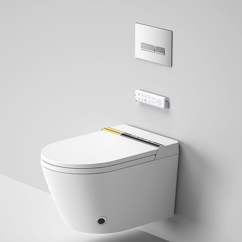 Modern 11.8" H Electronic Elongated Toilet Wall Mounted Bidet Clearhalo 'Bathroom Remodel & Bathroom Fixtures' 'Bidets' 'Home Improvement' 'home_improvement' 'home_improvement_bidets' 'Toilets & Bidets' 1200x1200_cd3245d2-607b-4c2b-ab43-e0beb3c31294