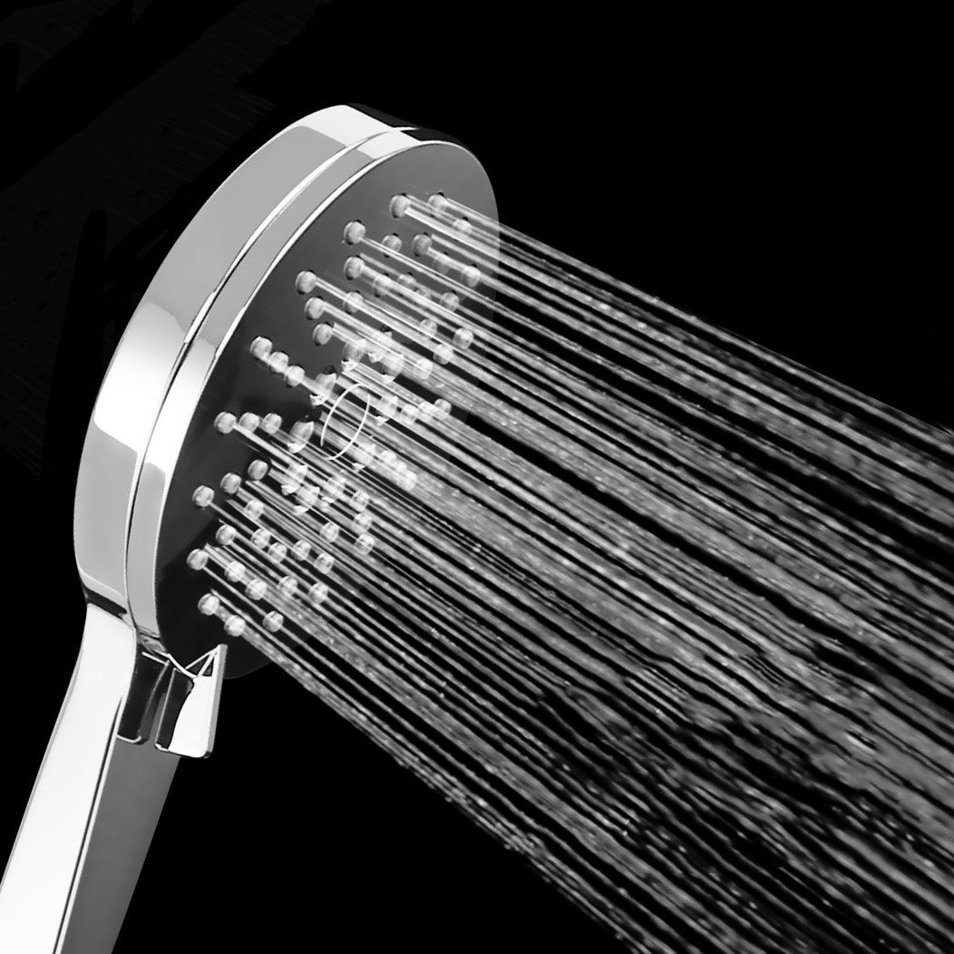 Shower Head Rain Fall 3-Jet Handheld Bathroom Wall-Mounted Shower Head Clearhalo 'Bathroom Remodel & Bathroom Fixtures' 'Home Improvement' 'home_improvement' 'home_improvement_shower_heads' 'Shower Heads' 'shower_heads' 'Showers & Bathtubs Plumbing' 'Showers & Bathtubs' 1200x1200_cd381f37-6749-4da2-b394-a70c97d8c417