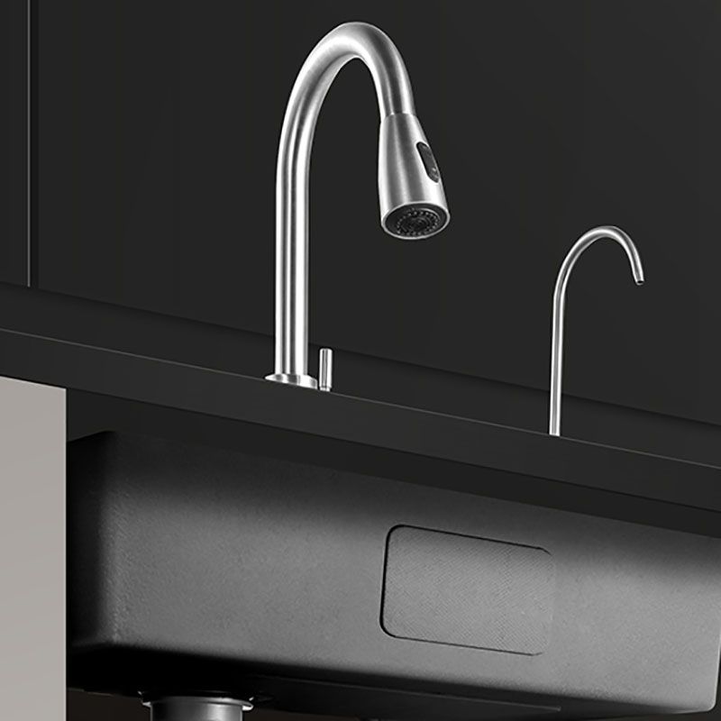 Modern Style Kitchen Sink Stainless Steel Undermount Kitchen Sink with Faucet Clearhalo 'Home Improvement' 'home_improvement' 'home_improvement_kitchen_sinks' 'Kitchen Remodel & Kitchen Fixtures' 'Kitchen Sinks & Faucet Components' 'Kitchen Sinks' 'kitchen_sinks' 1200x1200_cd3c0f05-cd45-4010-ba31-86d34bffa1c4