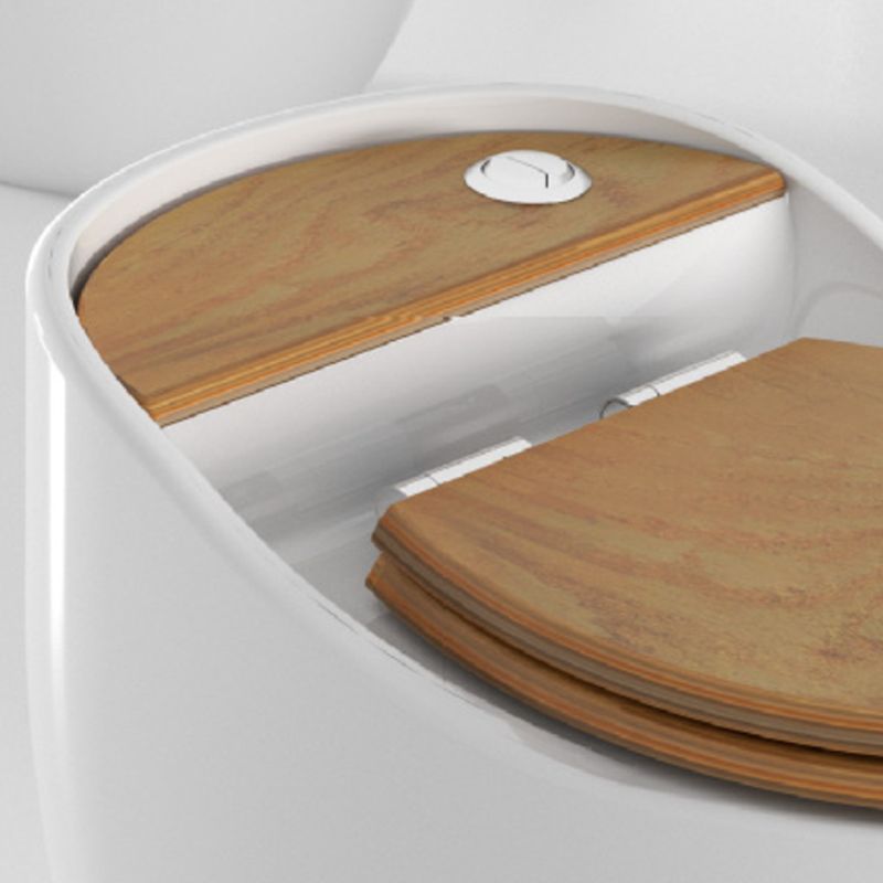 Contemporary Ceramic Flush Toilet One Piece Toilet Bowl for Bathroom Clearhalo 'Bathroom Remodel & Bathroom Fixtures' 'Home Improvement' 'home_improvement' 'home_improvement_toilets' 'Toilets & Bidets' 'Toilets' 1200x1200_cd4229a2-e226-4501-ac3c-f2f34f553917