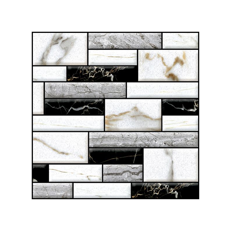 Plastic Peel and Stick Tiles 3D Square Waterproof Peel and Stick Tiles Clearhalo 'Flooring 'Home Improvement' 'home_improvement' 'home_improvement_peel_stick_blacksplash' 'Peel & Stick Backsplash Tile' 'peel_stick_blacksplash' 'Walls & Ceilings' Walls and Ceiling' 1200x1200_cd4b6d5b-df11-4b94-9e58-f3e6ba6b75c9
