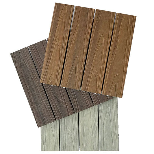 Engineered Square Flooring Tiles Water Resistant Interlocking for Patio Garden Clearhalo 'Flooring 'Hardwood Flooring' 'hardwood_flooring' 'Home Improvement' 'home_improvement' 'home_improvement_hardwood_flooring' Walls and Ceiling' 1200x1200_cd589b53-14e6-4f35-8285-ab7bb66c6cd7