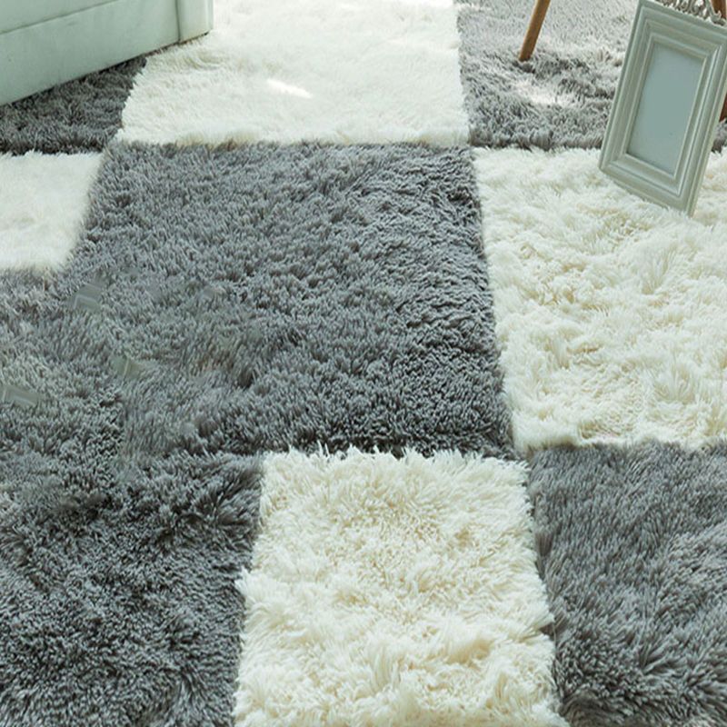 Bedroom Carpet Tiles Solid Color Square Shag Stain Resistant Carpet Tiles Clearhalo 'Carpet Tiles & Carpet Squares' 'carpet_tiles_carpet_squares' 'Flooring 'Home Improvement' 'home_improvement' 'home_improvement_carpet_tiles_carpet_squares' Walls and Ceiling' 1200x1200_cd78da80-fa85-4ddc-a7c8-d614b83ba728