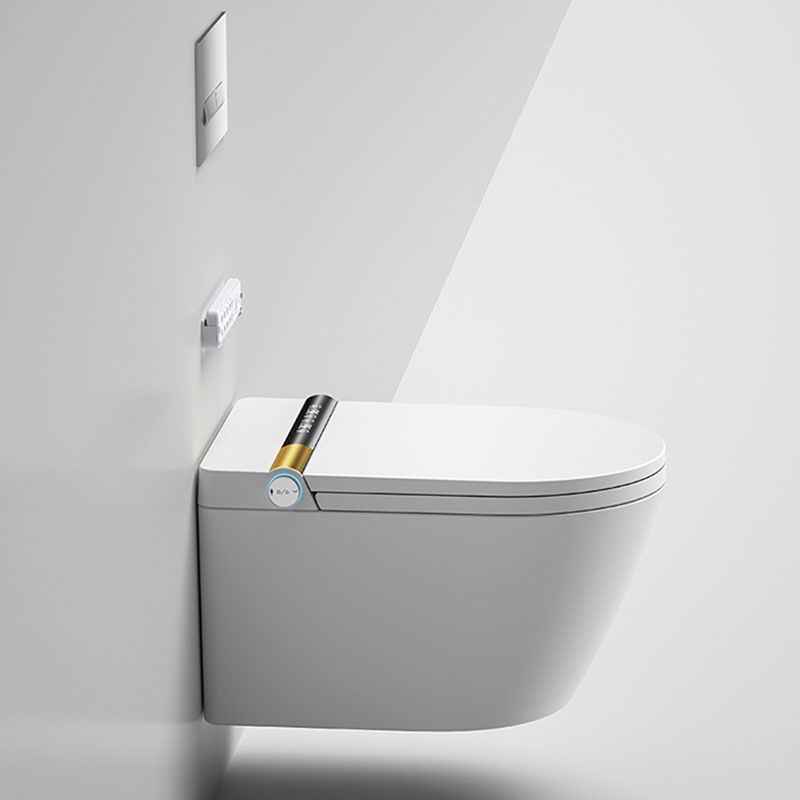 Modern 11.8" H Electronic Elongated Toilet Wall Mounted Bidet Clearhalo 'Bathroom Remodel & Bathroom Fixtures' 'Bidets' 'Home Improvement' 'home_improvement' 'home_improvement_bidets' 'Toilets & Bidets' 1200x1200_cd838518-0635-47dc-b553-03381dbe7443