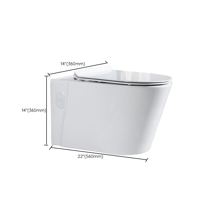 Modern Ceramic Flush Toilet Wall Mount White Urine Toilet with Seat for Bathroom Clearhalo 'Bathroom Remodel & Bathroom Fixtures' 'Home Improvement' 'home_improvement' 'home_improvement_toilets' 'Toilets & Bidets' 'Toilets' 1200x1200_cd9df967-c079-4100-a84e-9fd62655e91c