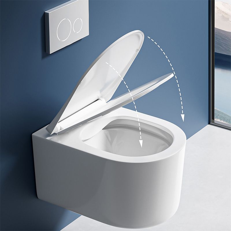 Contemporary Ceramic Flush Toilet Wall Mount Toilet Bowl for Washroom Clearhalo 'Bathroom Remodel & Bathroom Fixtures' 'Home Improvement' 'home_improvement' 'home_improvement_toilets' 'Toilets & Bidets' 'Toilets' 1200x1200_cdcf5083-ce25-447a-82c9-03aa6799ed8a