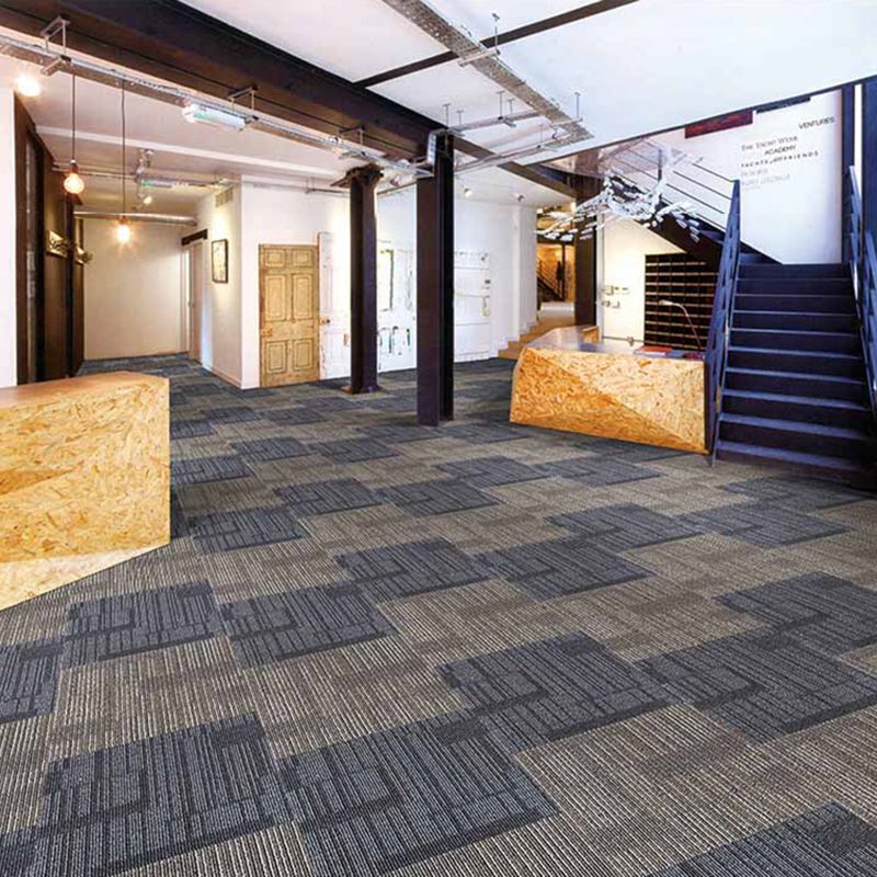 Office Level Loop Carpet Tile Dark Color Fade Resistant Loose Lay Indoor Carpet Tiles Clearhalo 'Carpet Tiles & Carpet Squares' 'carpet_tiles_carpet_squares' 'Flooring 'Home Improvement' 'home_improvement' 'home_improvement_carpet_tiles_carpet_squares' Walls and Ceiling' 1200x1200_cdf91fb8-66e1-4369-8337-cd87ff2c6582