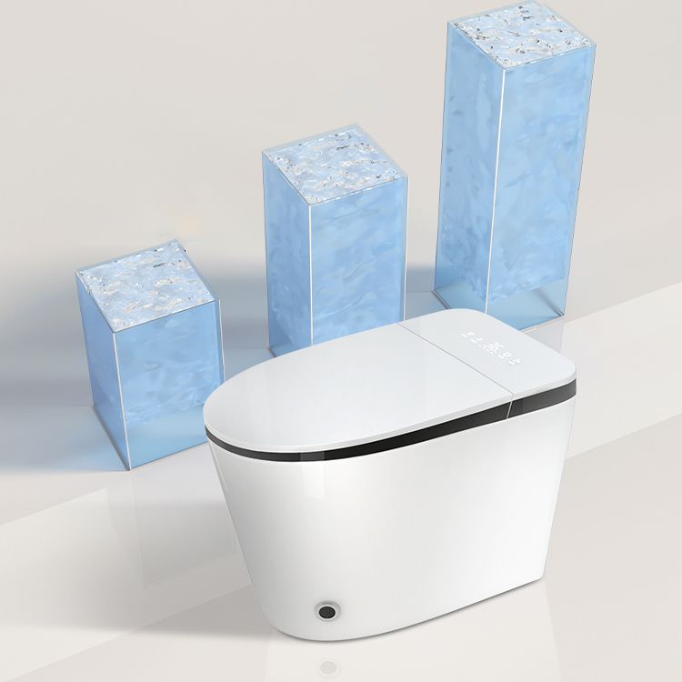 Contemporary White Elongated Water Pressure Control Dryer Floor Mount Bidet Clearhalo 'Bathroom Remodel & Bathroom Fixtures' 'Bidets' 'Home Improvement' 'home_improvement' 'home_improvement_bidets' 'Toilets & Bidets' 1200x1200_ce092a07-9df9-4e13-9884-771fbe110efc