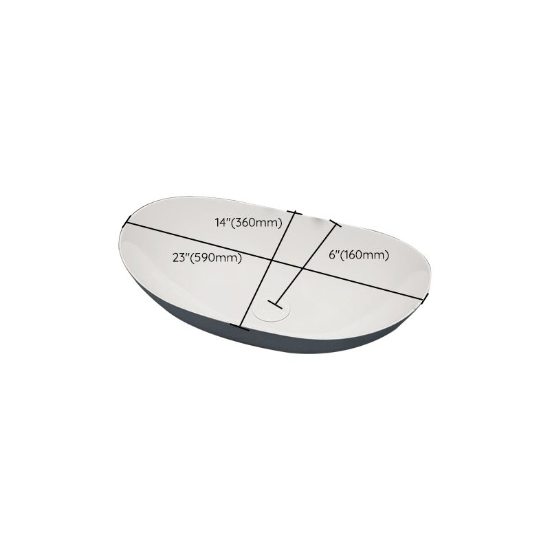 Modern Style Vessel Bathroom Sink Round Ceramic Vessel Bathroom Sink Clearhalo 'Bathroom Remodel & Bathroom Fixtures' 'Bathroom Sinks & Faucet Components' 'Bathroom Sinks' 'bathroom_sink' 'Home Improvement' 'home_improvement' 'home_improvement_bathroom_sink' 1200x1200_ce1878f5-09e9-4e8d-a41c-50a925c8c680