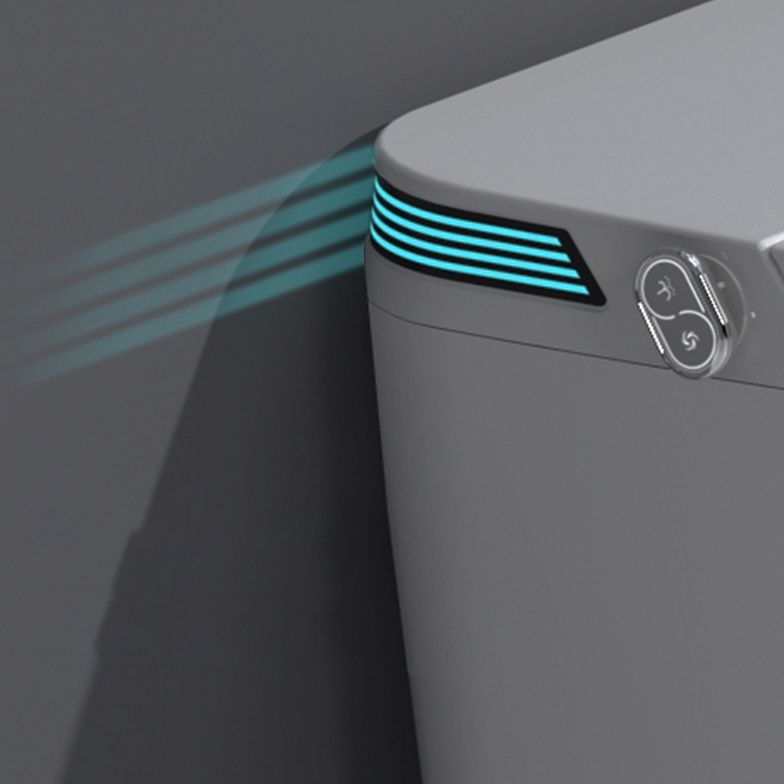 Contemporary 19.6" H White Electronic Toilet Elongated Bidet Seat Clearhalo 'Bathroom Remodel & Bathroom Fixtures' 'Bidets' 'Home Improvement' 'home_improvement' 'home_improvement_bidets' 'Toilets & Bidets' 1200x1200_ce290ad3-1b00-43ff-bc58-dc3b1134f69c