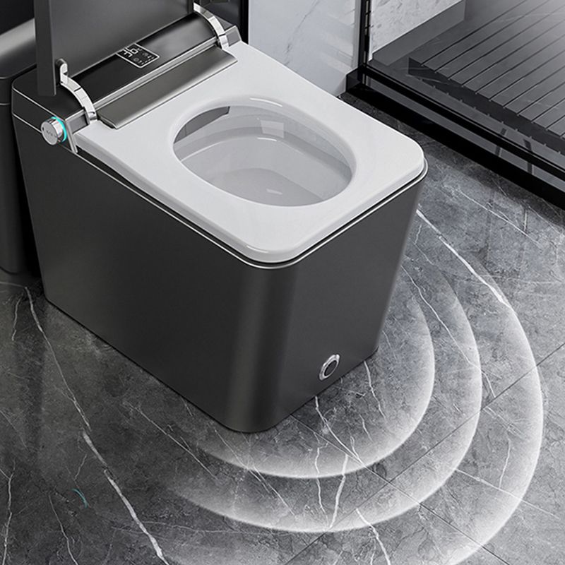 Modern Floor Mount Flush Toilet Siphon Jet Urine Toilet with Heated Seat for Bathroom Clearhalo 'Bathroom Remodel & Bathroom Fixtures' 'Home Improvement' 'home_improvement' 'home_improvement_toilets' 'Toilets & Bidets' 'Toilets' 1200x1200_ce2b525f-1f59-4418-b7b8-cbd18313e9e6
