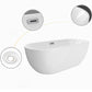 Matte Finish Acrylic Freestanding Tub Contemporary Oval Bathtub Clearhalo 'Bathroom Remodel & Bathroom Fixtures' 'Bathtubs' 'Home Improvement' 'home_improvement' 'home_improvement_bathtubs' 'Showers & Bathtubs' 1200x1200_ce2d3514-9fd5-45ce-bc58-941bb8b2437d