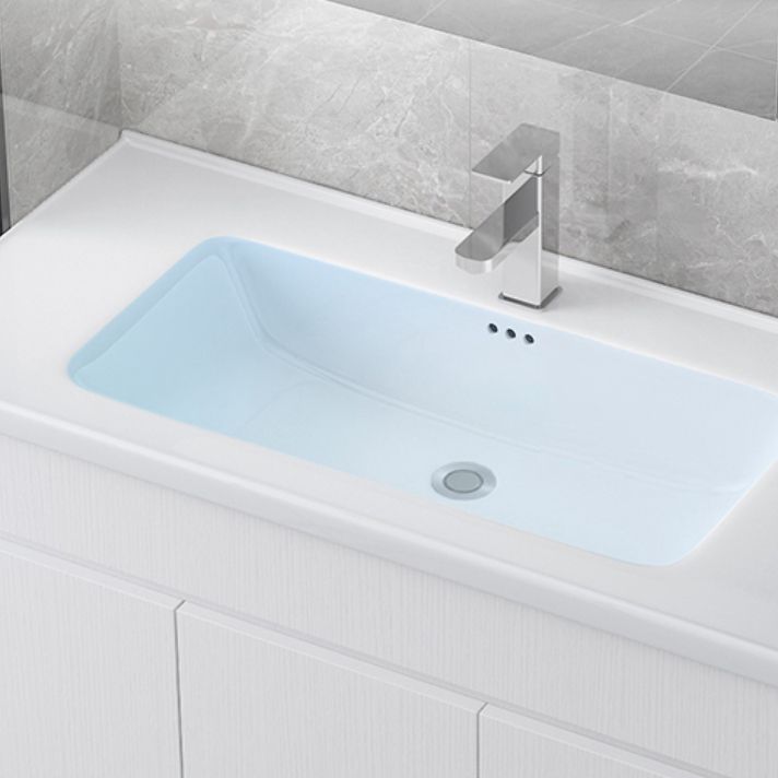 Rectangular Freestanding Bathroom Vanity White Modern Single-Sink Vanity Set Clearhalo 'Bathroom Remodel & Bathroom Fixtures' 'Bathroom Vanities' 'bathroom_vanities' 'Home Improvement' 'home_improvement' 'home_improvement_bathroom_vanities' 1200x1200_ce765dd8-ad0d-4a6a-96e9-d2eef641b798