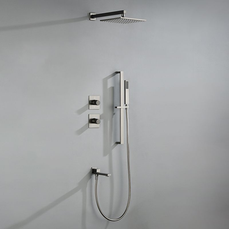 Modern Shower Trim Brass Handheld Shower Head Wall Mounted Shower System Clearhalo 'Bathroom Remodel & Bathroom Fixtures' 'Home Improvement' 'home_improvement' 'home_improvement_shower_faucets' 'Shower Faucets & Systems' 'shower_faucets' 'Showers & Bathtubs Plumbing' 'Showers & Bathtubs' 1200x1200_ce8ef30f-5a3c-44d2-9730-0153b333a3a2