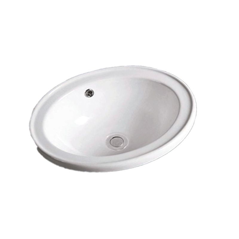 Contemporary Bathroom Sink Porcelain Oval-Shape Drop-in Bathroom Sink without Faucet Clearhalo 'Bathroom Remodel & Bathroom Fixtures' 'Bathroom Sinks & Faucet Components' 'Bathroom Sinks' 'bathroom_sink' 'Home Improvement' 'home_improvement' 'home_improvement_bathroom_sink' 1200x1200_ceab4154-0942-42e8-a922-fec20baa61f6