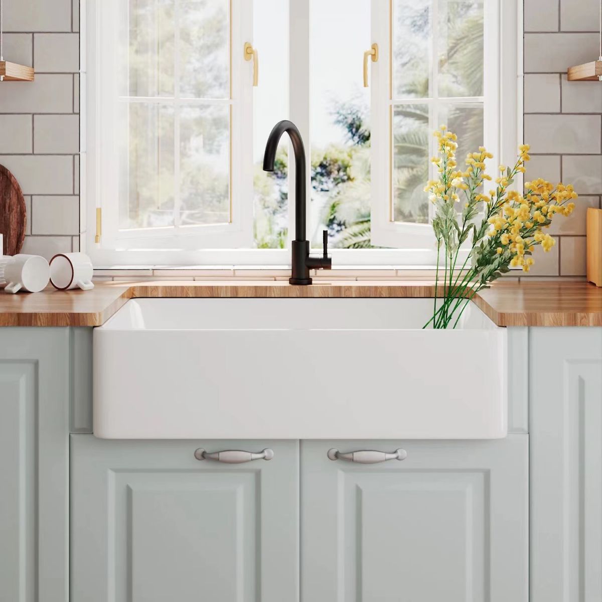 Classic Quartz Kitchen Sink White Apron Fluted Farmhouse Sink Clearhalo 'Home Improvement' 'home_improvement' 'home_improvement_kitchen_sinks' 'Kitchen Remodel & Kitchen Fixtures' 'Kitchen Sinks & Faucet Components' 'Kitchen Sinks' 'kitchen_sinks' 1200x1200_cebf79f2-61bd-4195-bd67-13c5aab9f6c3