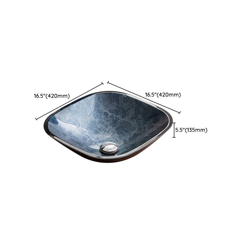 Contemporary Bathroom Sink Tempered Glass Trough Bathroom Sink Clearhalo 'Bathroom Remodel & Bathroom Fixtures' 'Bathroom Sinks & Faucet Components' 'Bathroom Sinks' 'bathroom_sink' 'Home Improvement' 'home_improvement' 'home_improvement_bathroom_sink' 1200x1200_ced02b1c-2ba6-4fc7-b0f3-03b0128d32f2