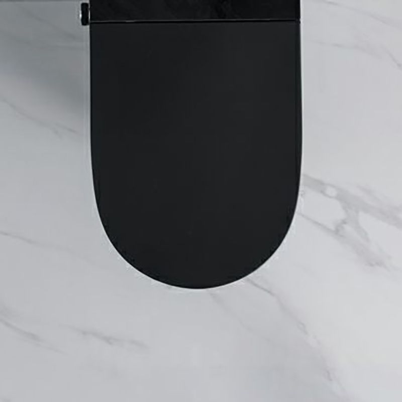 Black Smart Toilet Antimicrobial Foot Sensor Elongated Wall Hung Toilet Set Clearhalo 'Bathroom Remodel & Bathroom Fixtures' 'Bidets' 'Home Improvement' 'home_improvement' 'home_improvement_bidets' 'Toilets & Bidets' 1200x1200_ceda756b-25c6-459b-bbfa-44619eba8a19