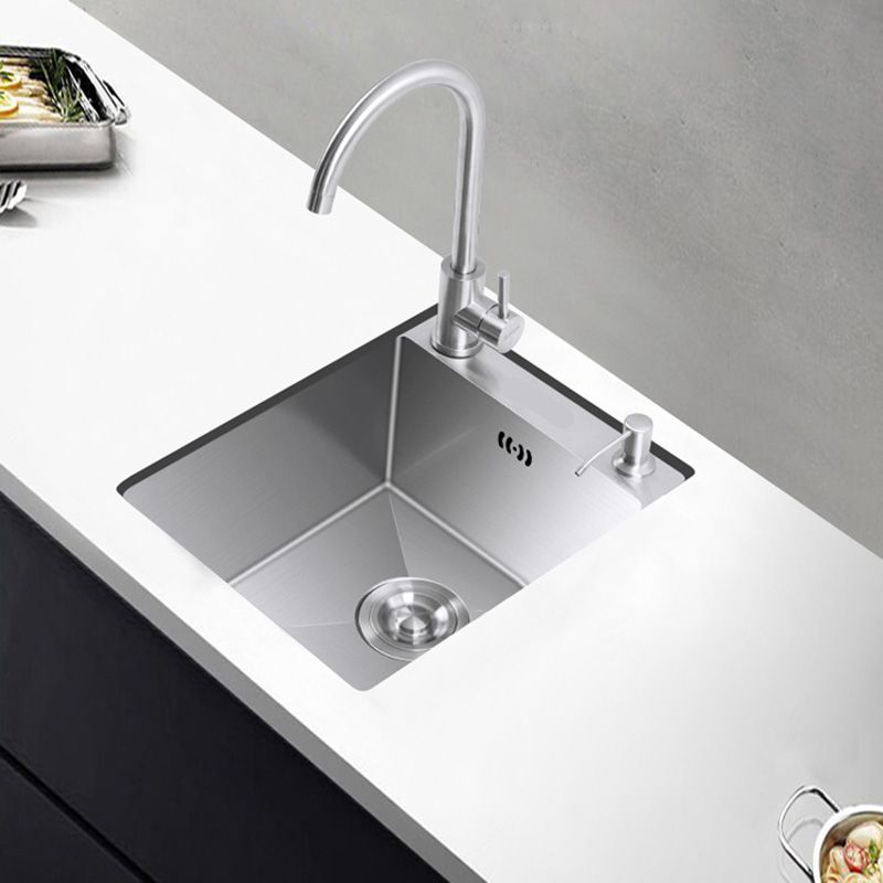 Modern Style Kitchen Sink Stainless Steel Drop-In Kitchen Sink Clearhalo 'Home Improvement' 'home_improvement' 'home_improvement_kitchen_sinks' 'Kitchen Remodel & Kitchen Fixtures' 'Kitchen Sinks & Faucet Components' 'Kitchen Sinks' 'kitchen_sinks' 1200x1200_ceef538d-157b-4899-8de3-d9d4d575d752