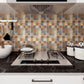 Peel & Stick Tile Square Stain Resistant Plastic Peel and Stick Tiles for Kitchen 20 Pack Clearhalo 'Flooring 'Home Improvement' 'home_improvement' 'home_improvement_peel_stick_blacksplash' 'Peel & Stick Backsplash Tile' 'peel_stick_blacksplash' 'Walls & Ceilings' Walls and Ceiling' 1200x1200_cf18ae3e-4d22-474b-a43c-320b68478be5