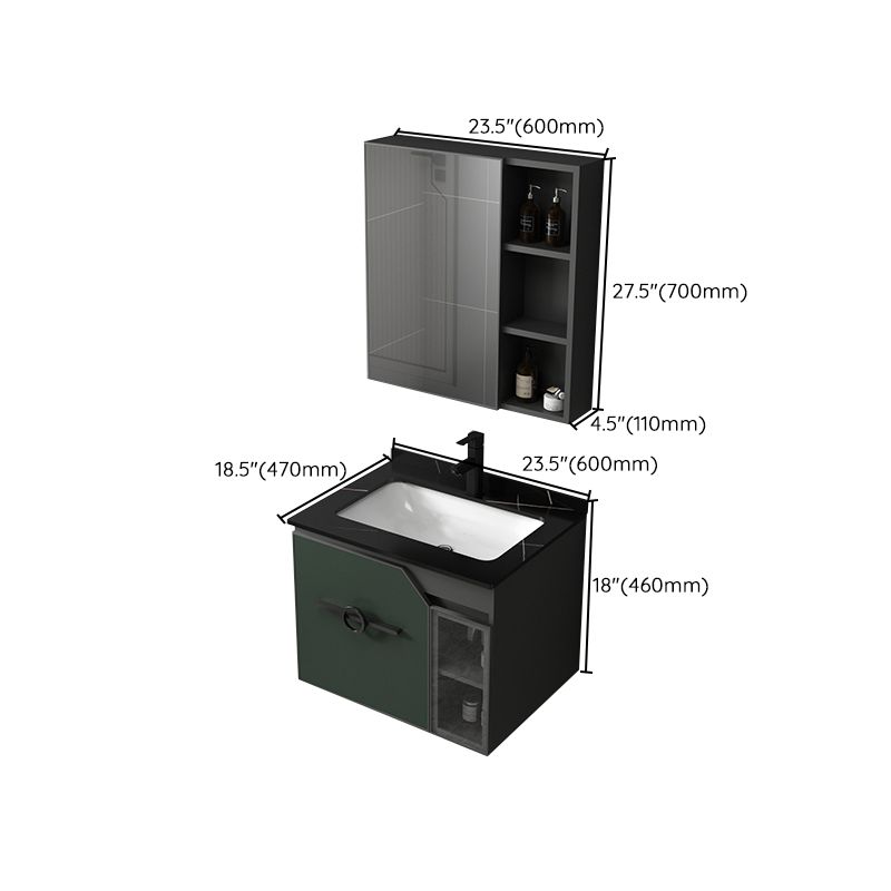 Modern Single Sink Vanity Metal Base Rectangular Wall Mount Vanity Set Clearhalo 'Bathroom Remodel & Bathroom Fixtures' 'Bathroom Vanities' 'bathroom_vanities' 'Home Improvement' 'home_improvement' 'home_improvement_bathroom_vanities' 1200x1200_cf2fe84a-d860-48c8-b1d0-8a74283b8dbb