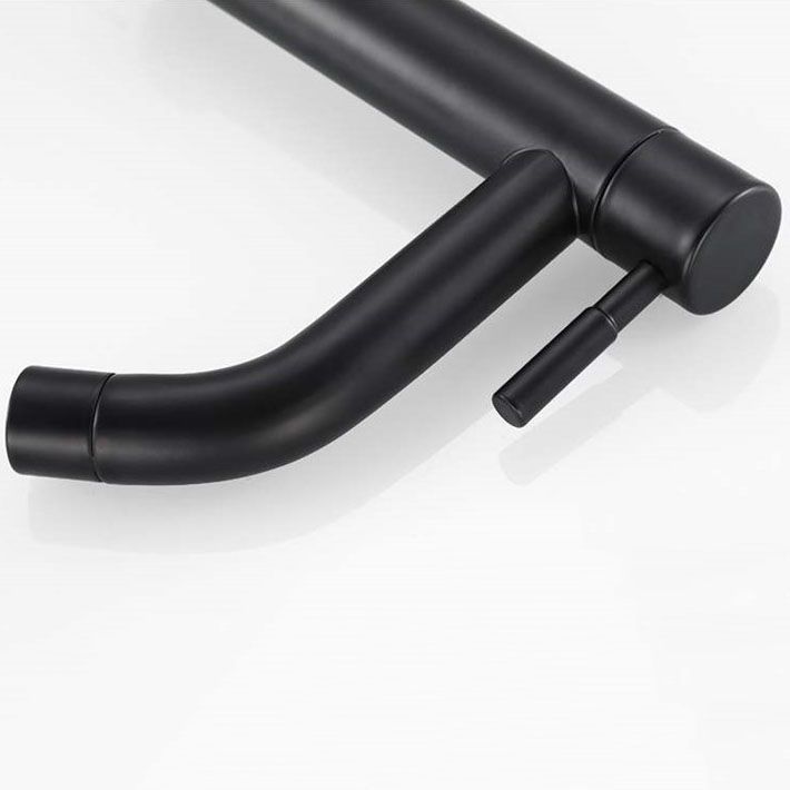 Industrial Vessel Faucet Stainless Steel Lever Handle Bathroom Faucet Clearhalo 'Bathroom Remodel & Bathroom Fixtures' 'Bathroom Sink Faucets' 'Bathroom Sinks & Faucet Components' 'bathroom_sink_faucets' 'Home Improvement' 'home_improvement' 'home_improvement_bathroom_sink_faucets' 1200x1200_cf32003a-d834-4173-a453-97b178567f17