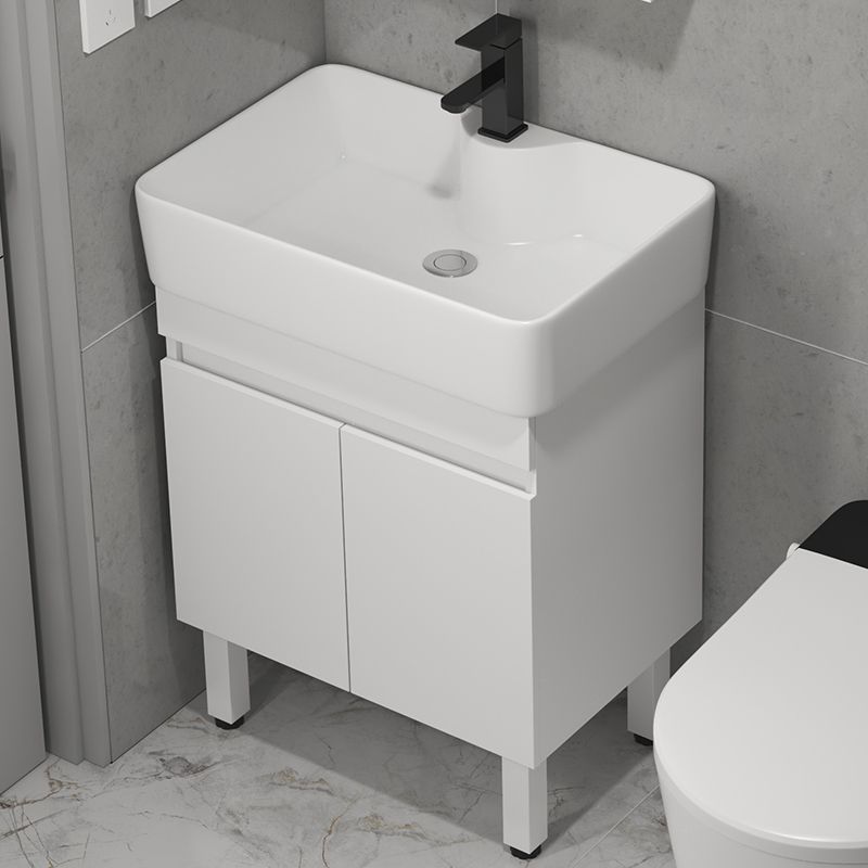 Freestanding Bathroom Vanity Set Modern Faucet Included Bathroom Sink Vanity Clearhalo 'Bathroom Remodel & Bathroom Fixtures' 'Bathroom Vanities' 'bathroom_vanities' 'Home Improvement' 'home_improvement' 'home_improvement_bathroom_vanities' 1200x1200_cf34c6cd-e997-467d-a064-eeaaad20d291