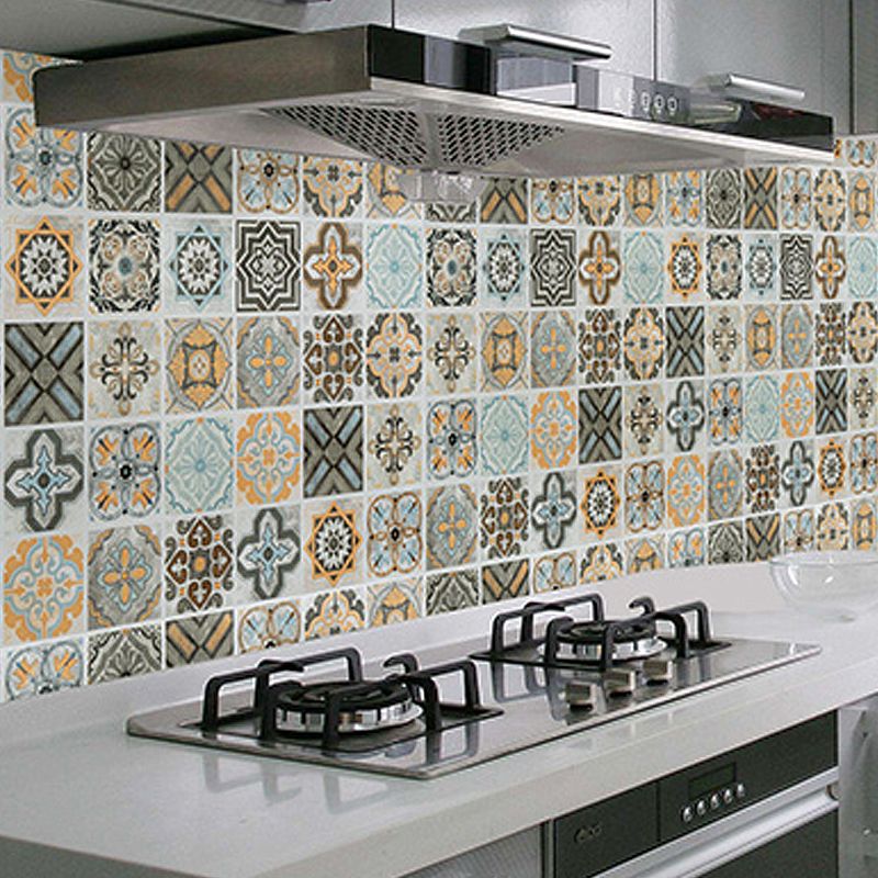 Modern Peel and Stick Backsplash Wall Tile PVC Wallpaper for Kitchen Clearhalo 'Flooring 'Home Improvement' 'home_improvement' 'home_improvement_peel_stick_blacksplash' 'Peel & Stick Backsplash Tile' 'peel_stick_blacksplash' 'Walls & Ceilings' Walls and Ceiling' 1200x1200_cf669a20-5097-4d19-b704-2d0e6bf35b2c