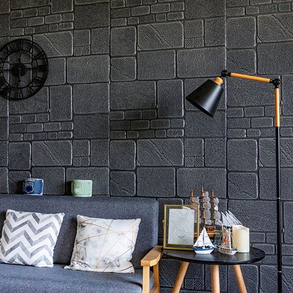 Modern Wall Paneling 3D Bricks Peel and Stick Waterproof Wall Paneling Clearhalo 'Flooring 'Home Improvement' 'home_improvement' 'home_improvement_wall_paneling' 'Wall Paneling' 'wall_paneling' 'Walls & Ceilings' Walls and Ceiling' 1200x1200_cf9ba9a4-8ba3-4914-b46d-e5b32c0ce71f