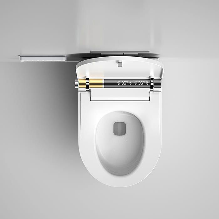 Dual Flush Wall Hung Toilet Set Elongated Deodorizing Wall Mounted Bidet Clearhalo 'Bathroom Remodel & Bathroom Fixtures' 'Bidets' 'Home Improvement' 'home_improvement' 'home_improvement_bidets' 'Toilets & Bidets' 1200x1200_cf9df63b-ffb3-4788-95e2-2569b95947f4