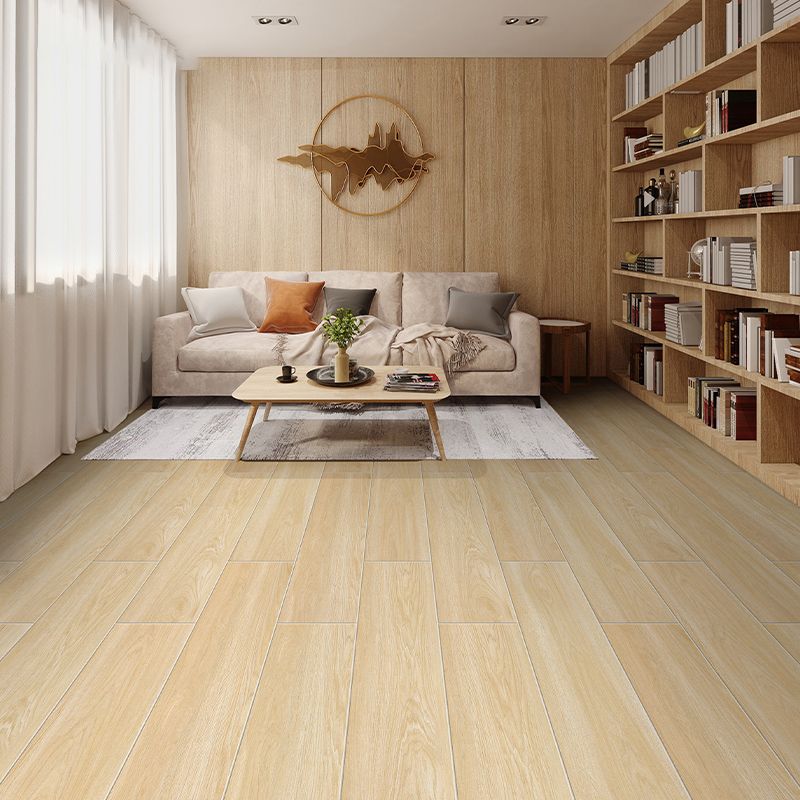 Rectangular Light Brown Tile Wood Grain Print Singular Tile for Drawing Room Clearhalo 'Floor Tiles & Wall Tiles' 'floor_tiles_wall_tiles' 'Flooring 'Home Improvement' 'home_improvement' 'home_improvement_floor_tiles_wall_tiles' Walls and Ceiling' 1200x1200_cfa87173-71be-4c15-a2eb-c6f356a614d4