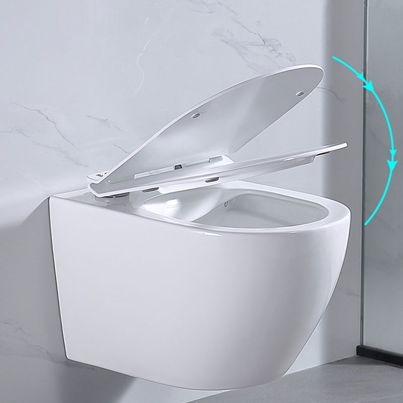 Modern White Ceramic Flush Toilet Wall Hung Urine Toilet with Seat for Bathroom Clearhalo 'Bathroom Remodel & Bathroom Fixtures' 'Home Improvement' 'home_improvement' 'home_improvement_toilets' 'Toilets & Bidets' 'Toilets' 1200x1200_cfafd76e-12d9-4380-9f6c-e3e29d9f474b