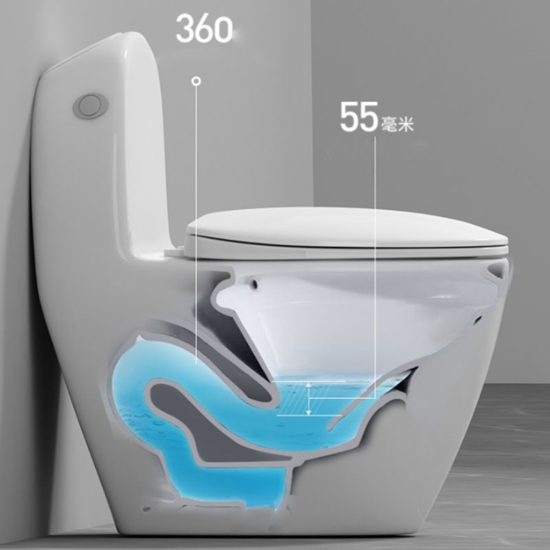 Contemporary Ceramic White Toilet Bowl Floor Mount Urine Toilet with Seat for Washroom Clearhalo 'Bathroom Remodel & Bathroom Fixtures' 'Home Improvement' 'home_improvement' 'home_improvement_toilets' 'Toilets & Bidets' 'Toilets' 1200x1200_cfb63653-2ecf-4384-b2bf-51942f9b435f