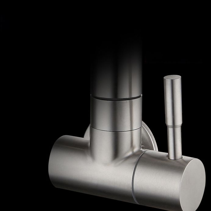 Stainless Steel Pot Filler Faucet with Single Handle No Sensor Faucet Clearhalo 'Home Improvement' 'home_improvement' 'home_improvement_kitchen_faucets' 'Kitchen Faucets' 'Kitchen Remodel & Kitchen Fixtures' 'Kitchen Sinks & Faucet Components' 'kitchen_faucets' 1200x1200_cfb7a38d-804c-4ba0-846d-2de882b7bd08