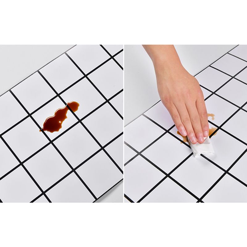 Modern Rectangular Peel and Stick Backsplash Tile PVC Wallpaper Clearhalo 'Flooring 'Home Improvement' 'home_improvement' 'home_improvement_peel_stick_blacksplash' 'Peel & Stick Backsplash Tile' 'peel_stick_blacksplash' 'Walls & Ceilings' Walls and Ceiling' 1200x1200_cfd33536-9636-4dc7-b366-b49e8b8075de