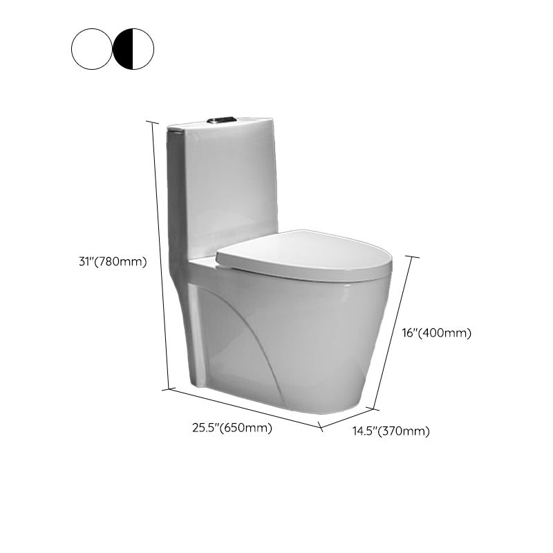 Skirted Toilet Traditional Floor Mount One-Piece Toilet with Slow Close Seat Clearhalo 'Bathroom Remodel & Bathroom Fixtures' 'Home Improvement' 'home_improvement' 'home_improvement_toilets' 'Toilets & Bidets' 'Toilets' 1200x1200_cfd8199a-2987-414b-bd37-f96132b4a497