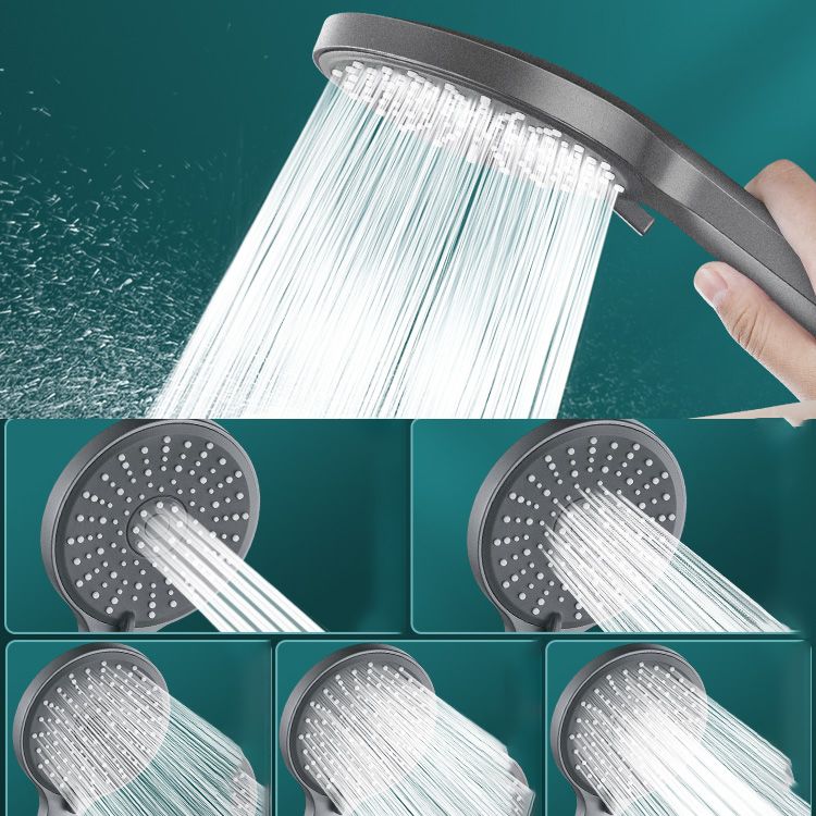 5-Spray Patterns Handheld Shower Head High Flow Wall-Mount Showerhead Clearhalo 'Bathroom Remodel & Bathroom Fixtures' 'Home Improvement' 'home_improvement' 'home_improvement_shower_heads' 'Shower Heads' 'shower_heads' 'Showers & Bathtubs Plumbing' 'Showers & Bathtubs' 1200x1200_cfe62f79-0491-4a9b-92ef-0f46c0ec7823