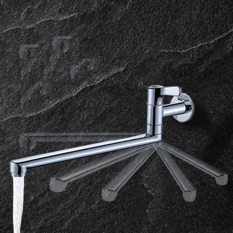 Modern Faucet 1-Handle and 1-Hole Single Level Pot Filler Kitchen Faucet Clearhalo 'Home Improvement' 'home_improvement' 'home_improvement_kitchen_faucets' 'Kitchen Faucets' 'Kitchen Remodel & Kitchen Fixtures' 'Kitchen Sinks & Faucet Components' 'kitchen_faucets' 1200x1200_cfeff82c-2fda-4060-9290-ce0d2bbf30a6