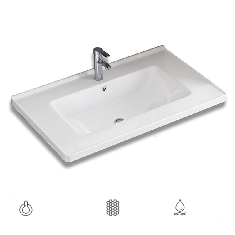 Sink Vanity Wall Mounted Rectangular Drawers Ceramic Sink Vanity Set Clearhalo 'Bathroom Remodel & Bathroom Fixtures' 'Bathroom Vanities' 'bathroom_vanities' 'Home Improvement' 'home_improvement' 'home_improvement_bathroom_vanities' 1200x1200_d003dc16-2e26-4c2e-86fd-84e3a9c4b450