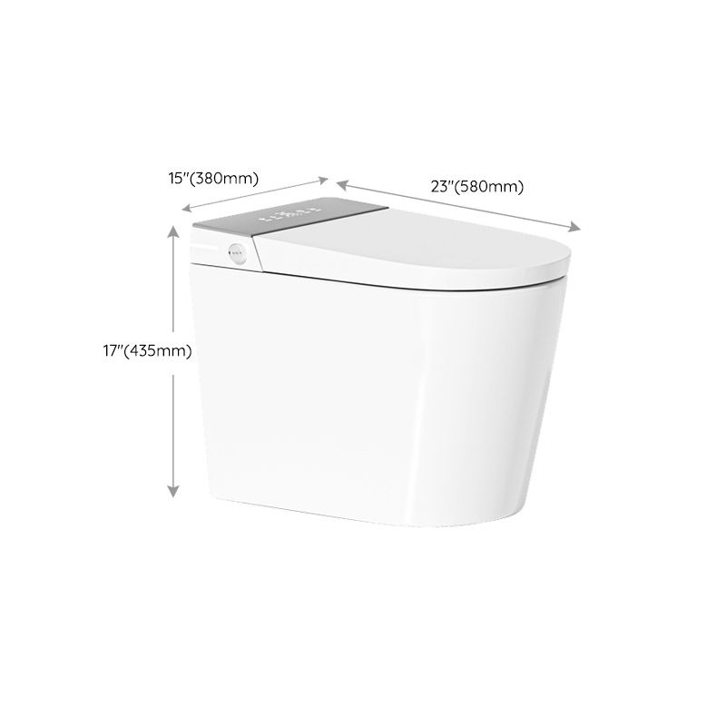 Contemporary Foot Sensor Elongated White Ceramic Smart Toilet Clearhalo 'Bathroom Remodel & Bathroom Fixtures' 'Bidets' 'Home Improvement' 'home_improvement' 'home_improvement_bidets' 'Toilets & Bidets' 1200x1200_d00f2367-b95c-4528-b237-90a97cf77c9f