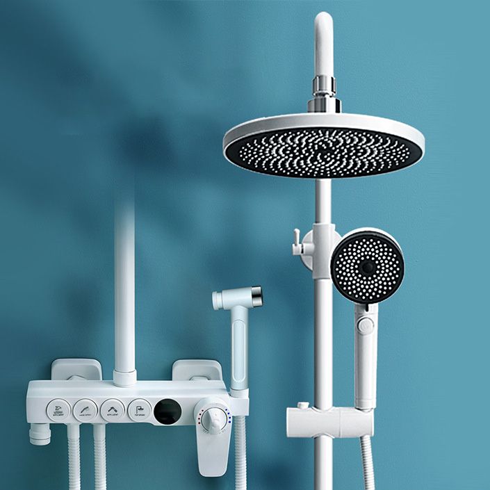 Adjustable Spray Pattern Shower Combo Metal Arm Shower Faucet Arm Shower Head Clearhalo 'Bathroom Remodel & Bathroom Fixtures' 'Home Improvement' 'home_improvement' 'home_improvement_shower_faucets' 'Shower Faucets & Systems' 'shower_faucets' 'Showers & Bathtubs Plumbing' 'Showers & Bathtubs' 1200x1200_d016ab4d-007a-40f2-a041-86e755bae6b5