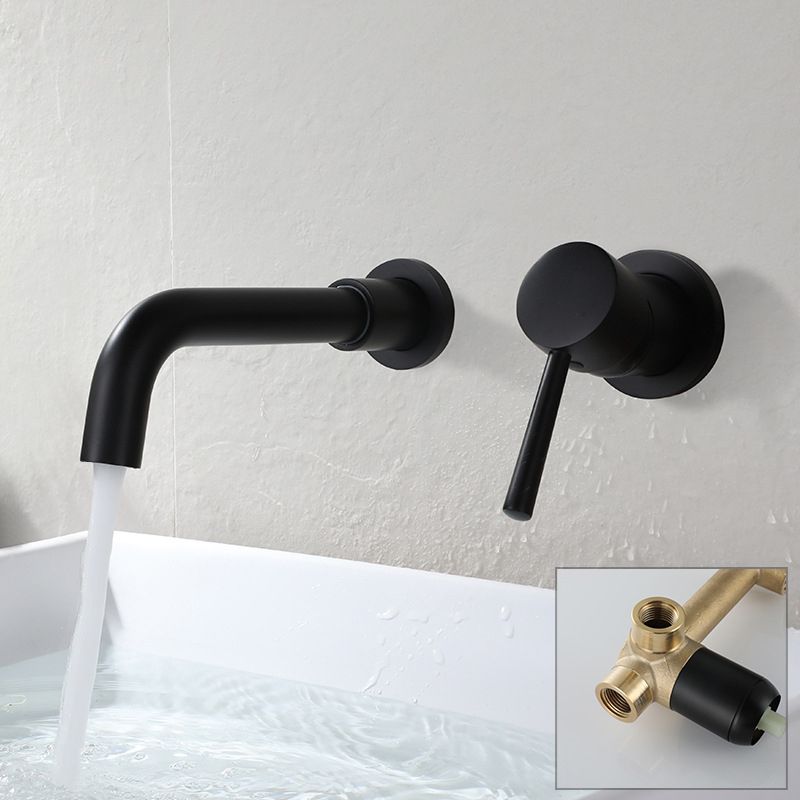 Industrial Wall Mounted Bathroom Faucet 2 Hole Swivel Spout Vessel Faucet Clearhalo 'Bathroom Remodel & Bathroom Fixtures' 'Bathroom Sink Faucets' 'Bathroom Sinks & Faucet Components' 'bathroom_sink_faucets' 'Home Improvement' 'home_improvement' 'home_improvement_bathroom_sink_faucets' 1200x1200_d045a2f0-9647-4067-a108-52b1f23db46c