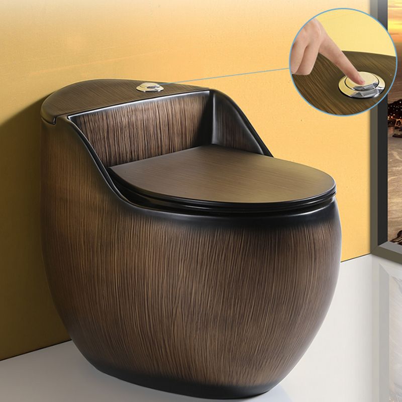 Contemporary Skirted Siphon Jet Toilet Bowl One Piece Urine Toilet with Seat Clearhalo 'Bathroom Remodel & Bathroom Fixtures' 'Home Improvement' 'home_improvement' 'home_improvement_toilets' 'Toilets & Bidets' 'Toilets' 1200x1200_d05a03f7-ca31-40db-bffc-8bfd5196c35e